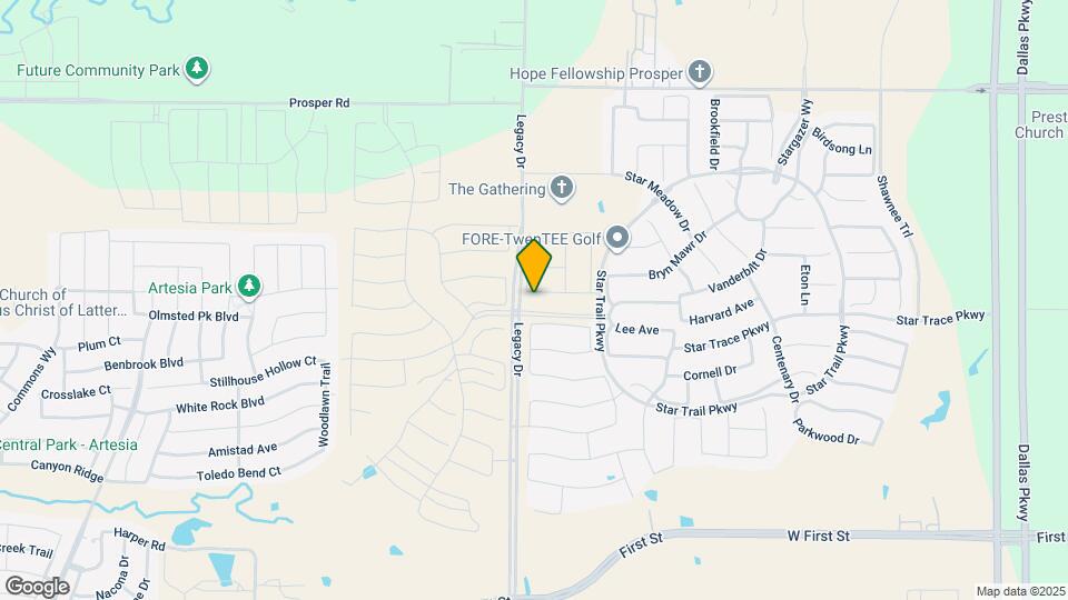 2361 Glen Heather Ln Map and Location Details