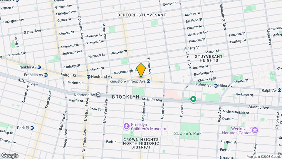 1485 Fulton St Map and Location Details