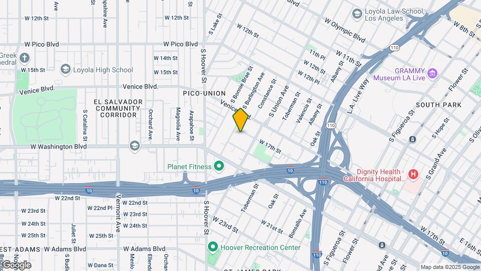 1134 W 17th St Map and Location Details