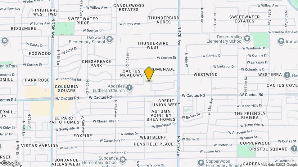 12394 N 69th Ave Map and Location Details