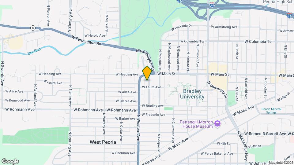 911 N Rebecca Pl Map and Location Details