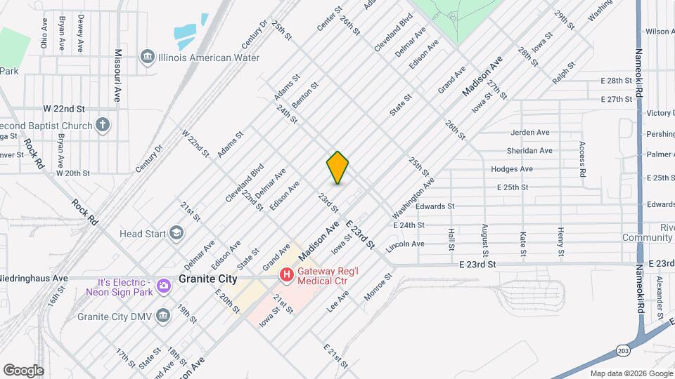 2317 Grand Ave Map and Location Details