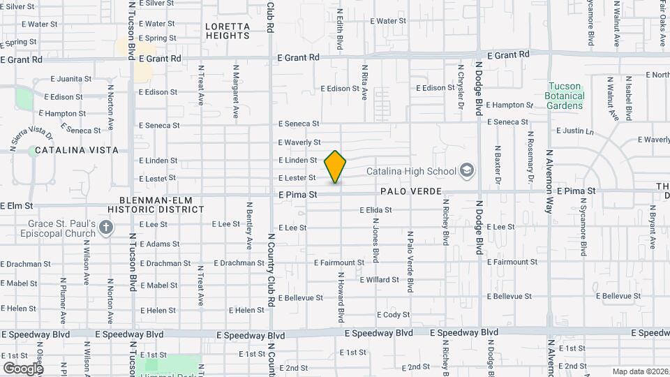 3275 E Pima St Map and Location Details