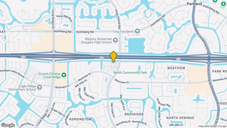 10524 NW 57th Ct Map and Location Details