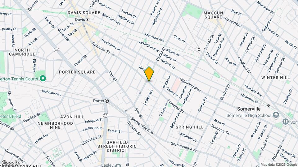 256 Summer St, Unit 3 Map and Location Details