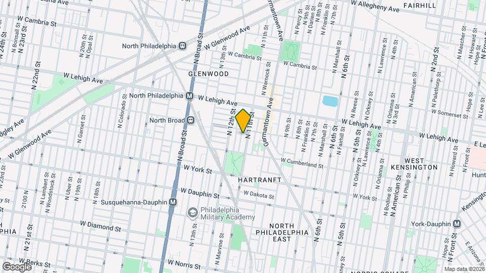 2551 N Jessup St Map and Location Details