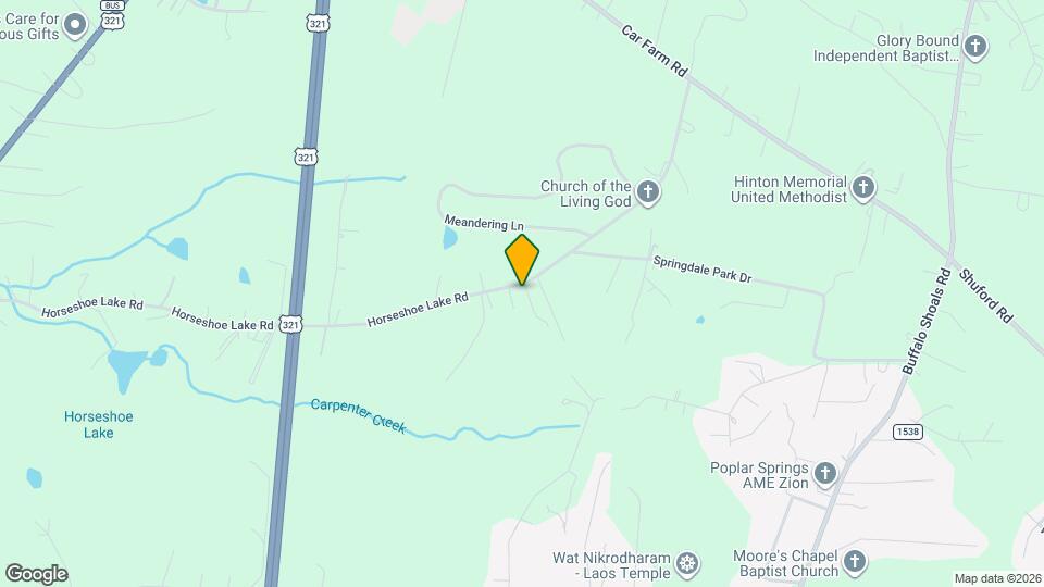 802 Horseshoe Lake Rd Map and Location Details