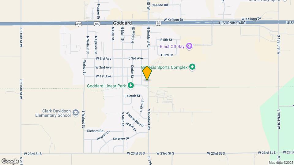 107 N Goddard Rd Map and Location Details