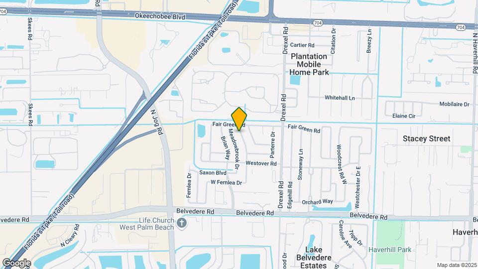1419 W Fernlea Dr Map and Location Details