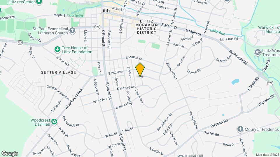 426 Cherry St Map and Location Details