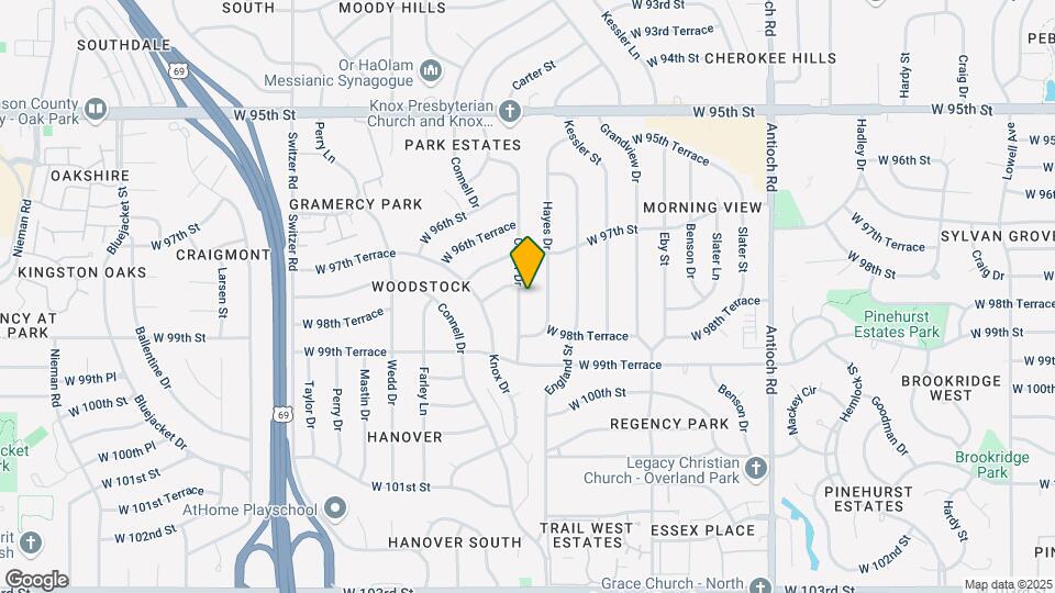 9805 Carter Dr Map and Location Details