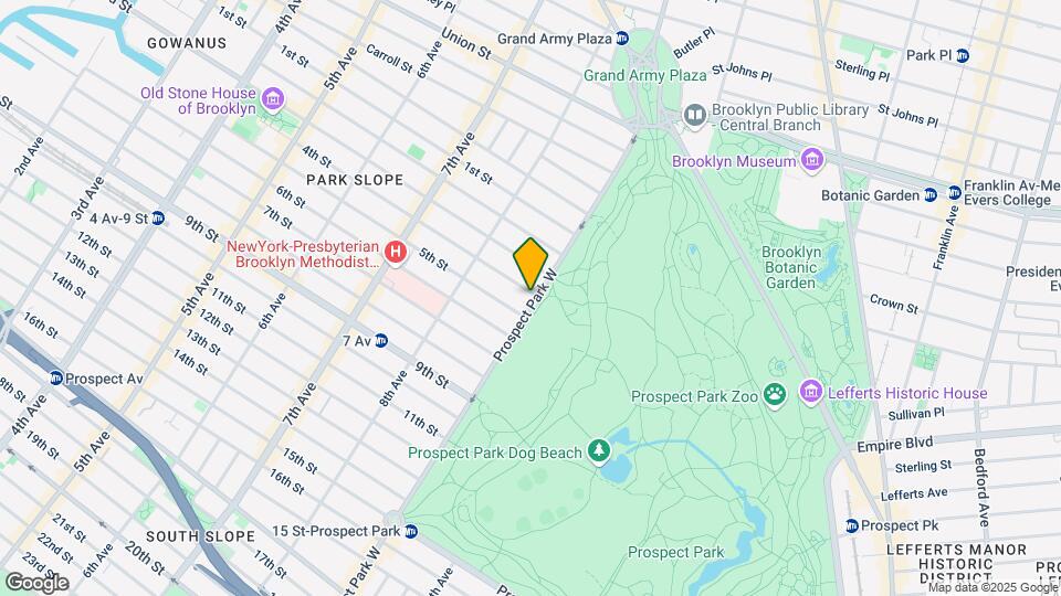 86 Prospect Park W Map and Location Details