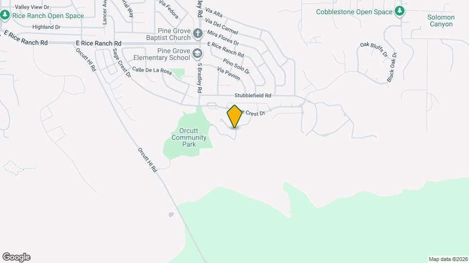 1180 Ginger Pl Map and Location Details