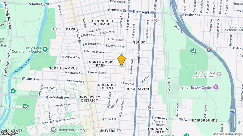 227 E Northwood Ave Map and Location Details