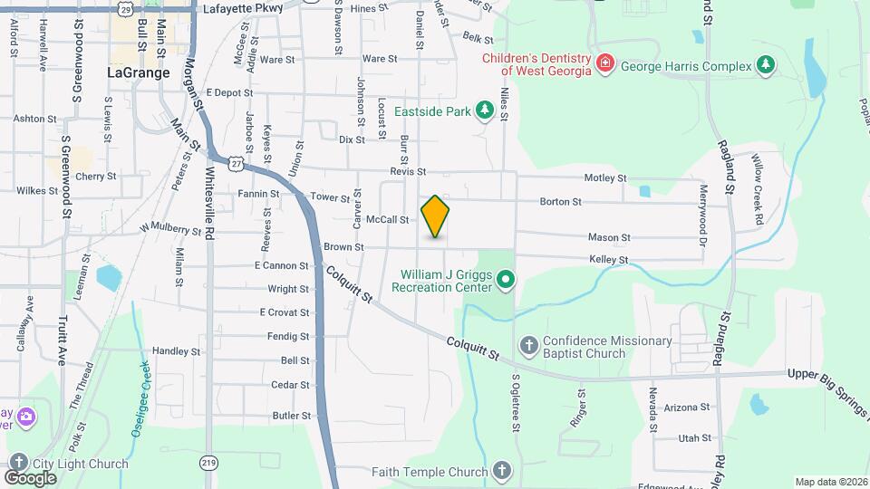 409 Brown St Map and Location Details