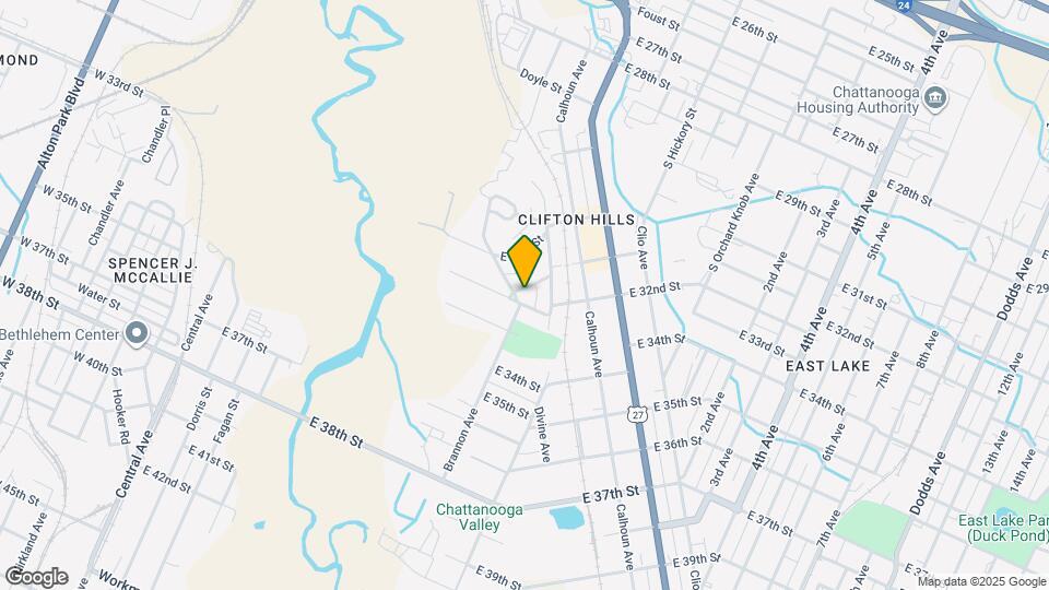 1201 E 32nd St Map and Location Details