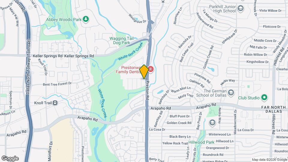 15927 Preston Rd Map and Location Details