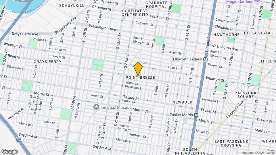 1401 S 20th St Map and Location Details