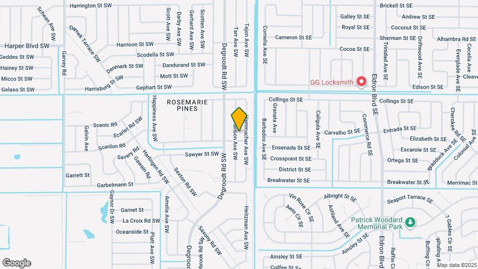 1021 Hanson Ave SW Map and Location Details