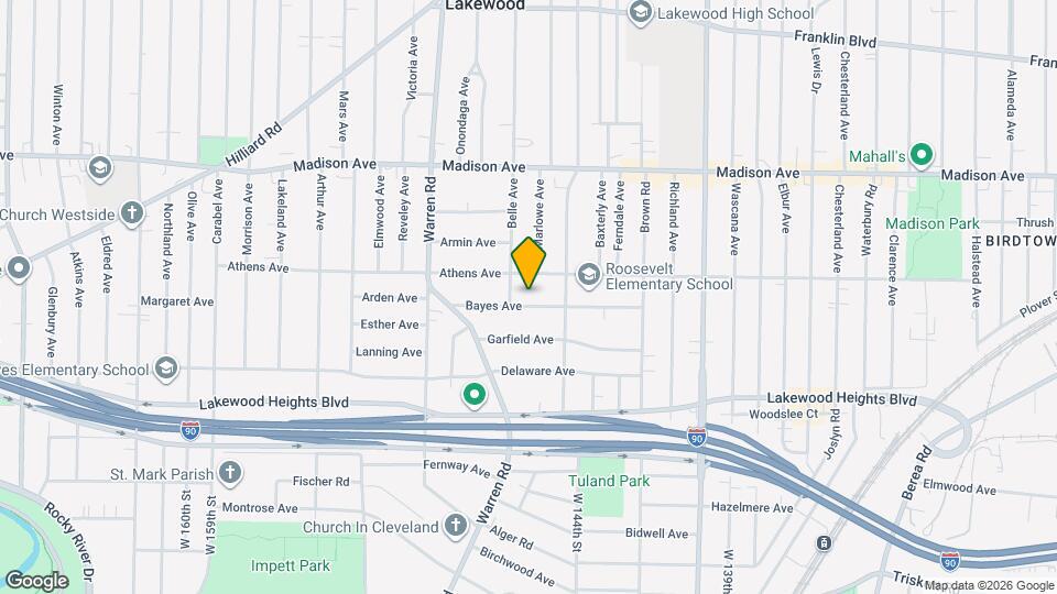 14520 Bayes Ave Map and Location Details