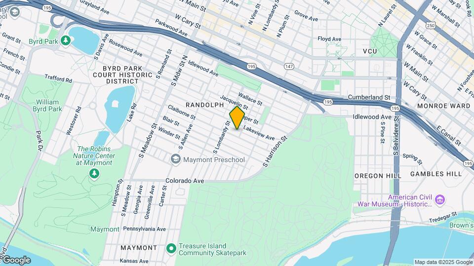 1504 Claiborne St Map and Location Details