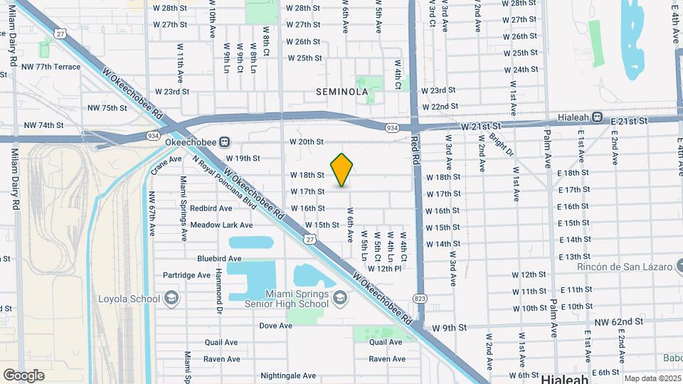 624 W 17th St Map and Location Details