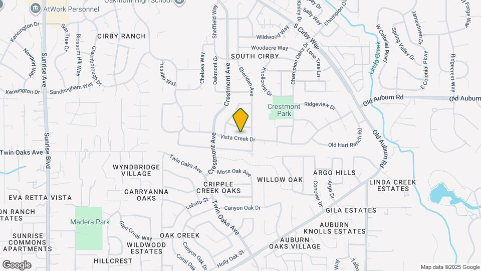 1814 Vista Creek Dr Map and Location Details