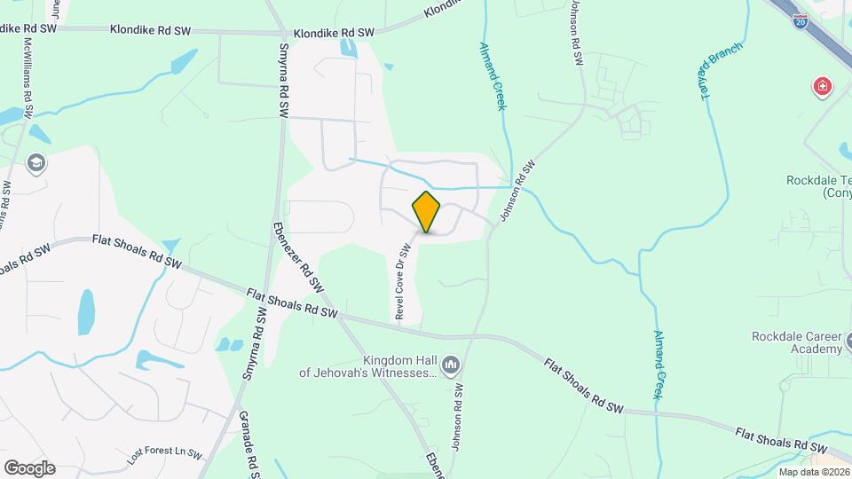 1684 Lancaster Creek Cir SW Map and Location Details