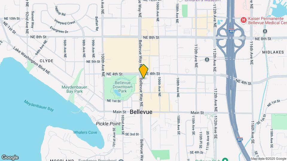 250 Bellevue Way NE Map and Location Details