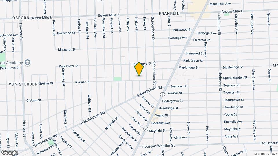 13405 Greiner St Map and Location Details
