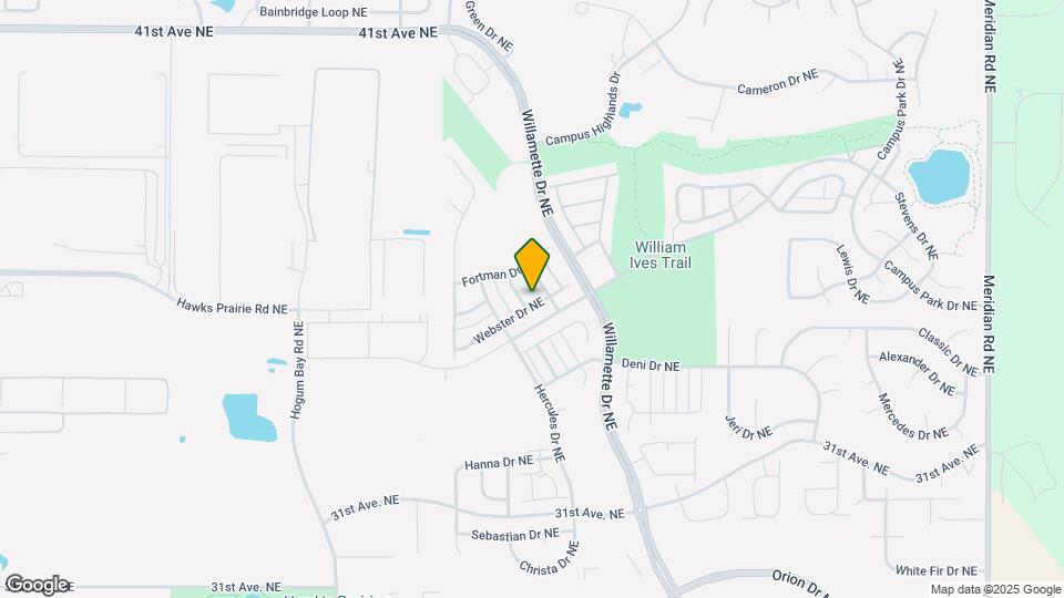 3502 Keegan St NE Map and Location Details