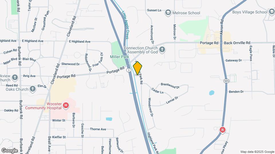 1936 Highland Park Road, Unit apt 3 Map and Location Details