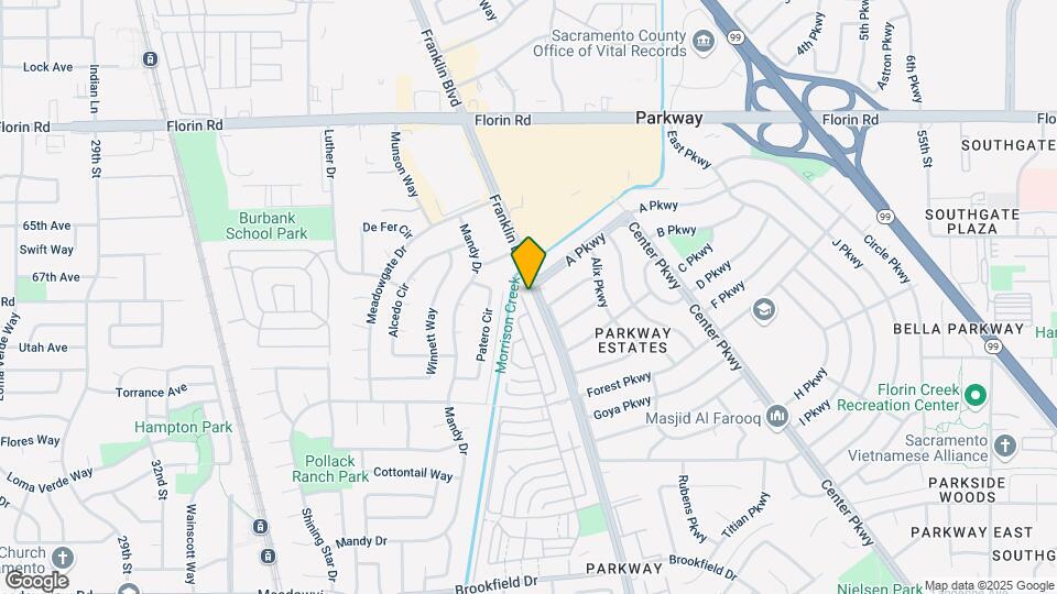 7312 Franklin Blvd, Unit 3 Map and Location Details