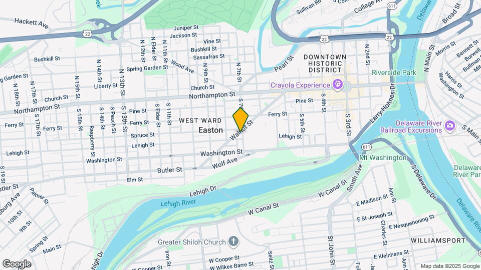 700 Walnut St Map and Location Details