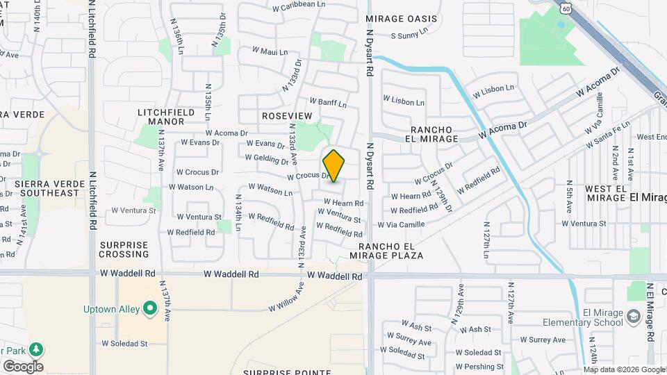 13232 W Watson Ln Mapa y Detalles de la Ubicación