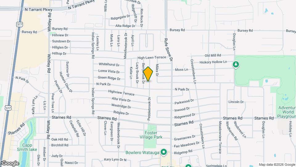 7913 Pebblebrook Dr Map and Location Details