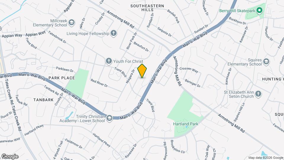 1470 Vintage Cir Map and Location Details