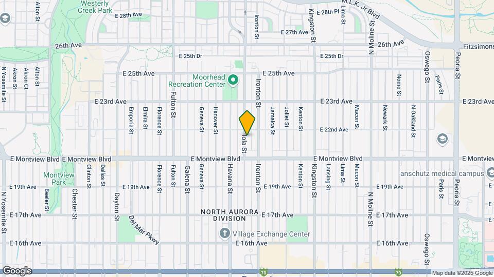 2048 Iola St Map and Location Details