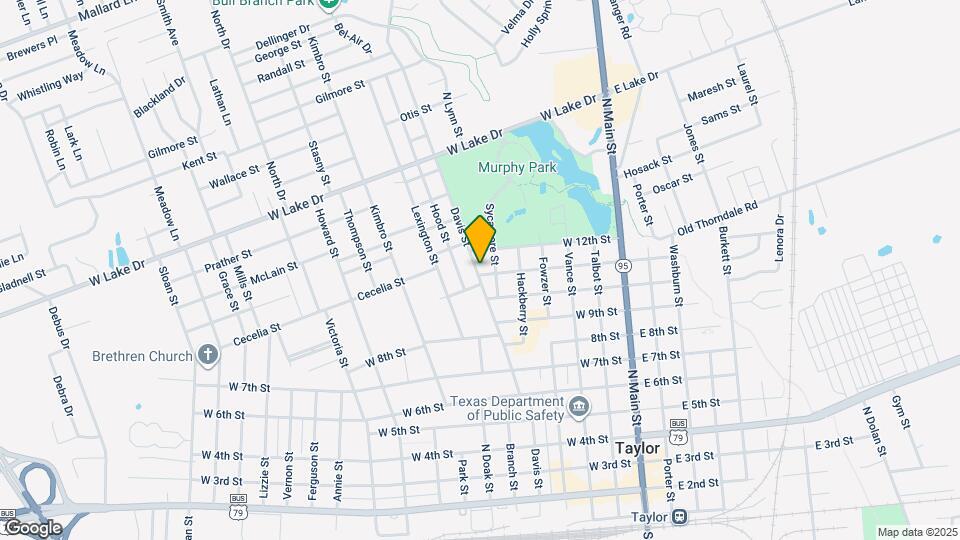606 W 11th St Map and Location Details