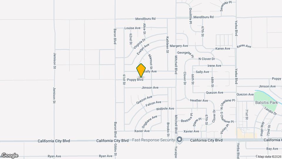 6211 Poppy Blvd Map and Location Details