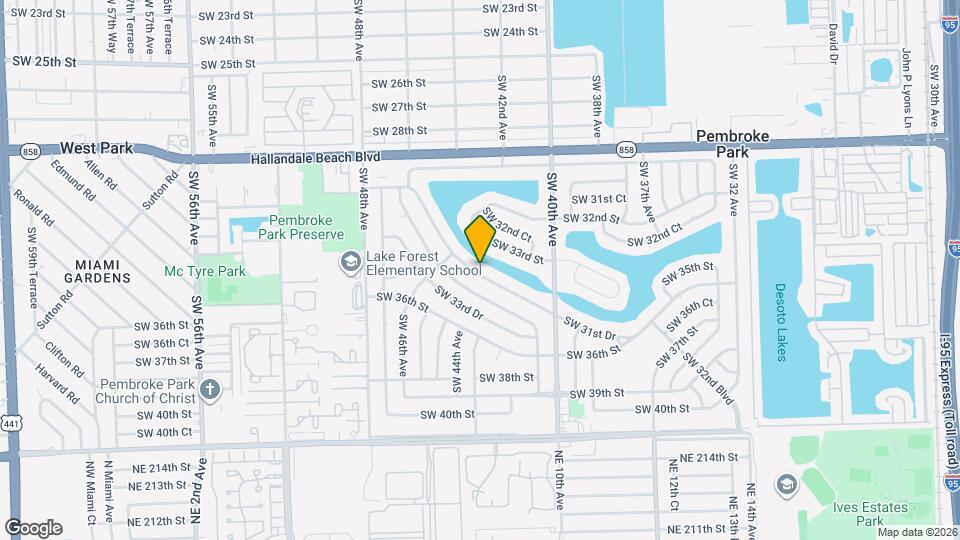 4331 SW 31st Dr Map and Location Details