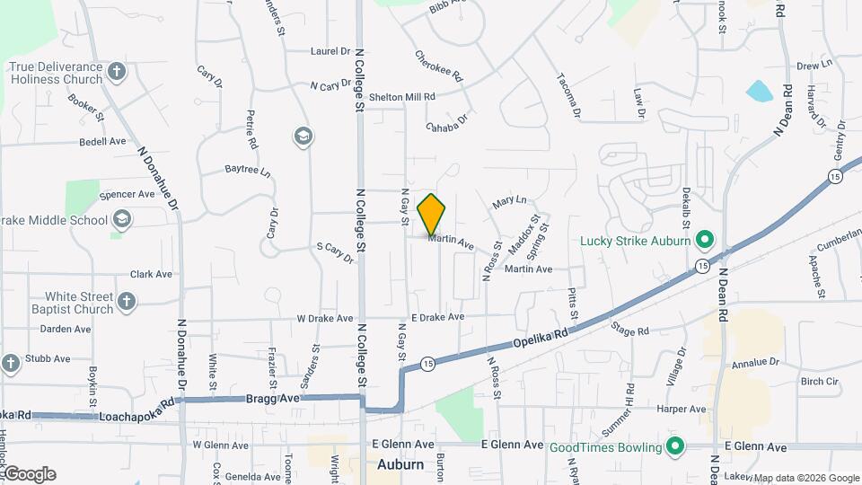 234 Martin Ave Map and Location Details