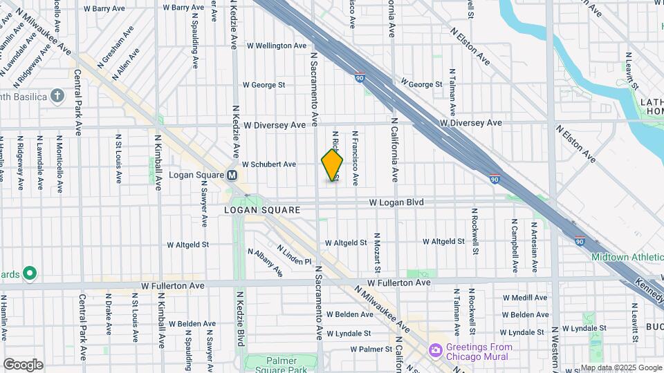 2614 N Richmond St Map and Location Details
