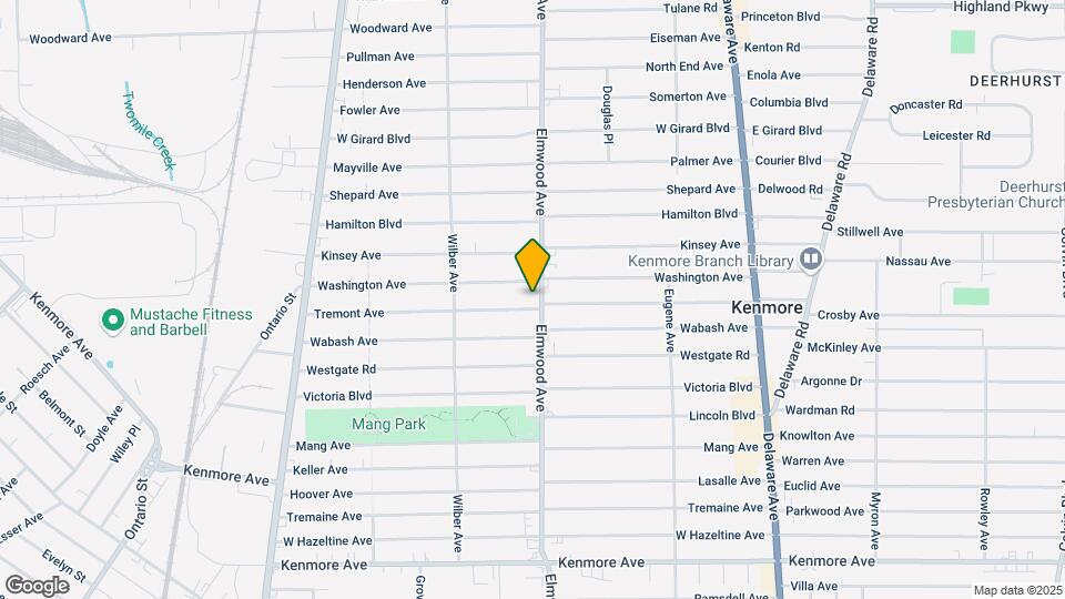 2516-2526 Elmwood Ave Map and Location Details