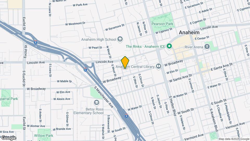 210 S Illinois St, Unit Apt 2 Map and Location Details