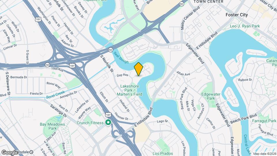 1636 Marina Ct, Unit Unit G Map and Location Details