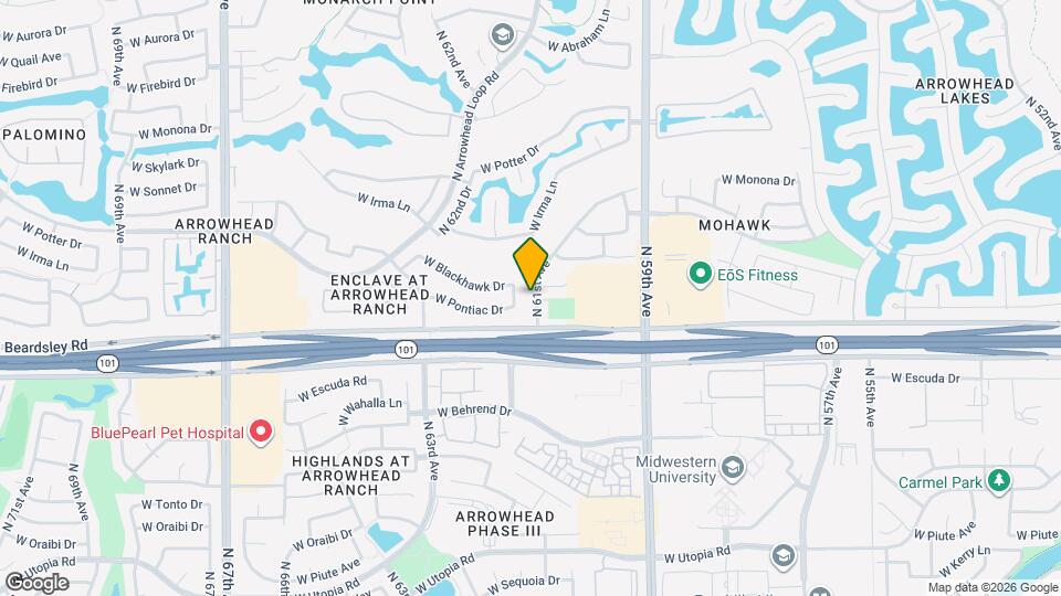 20222 N 61st Ave Map and Location Details