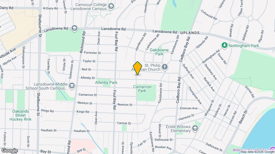 2100 Allenby St Map and Location Details