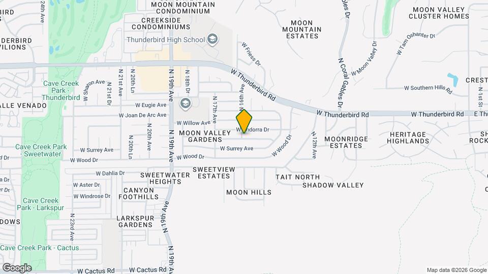 1550 W Pershing Ave, Unit Room_3 Map and Location Details