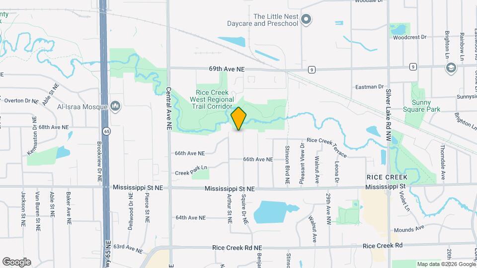 6680 Anoka St NE Map and Location Details